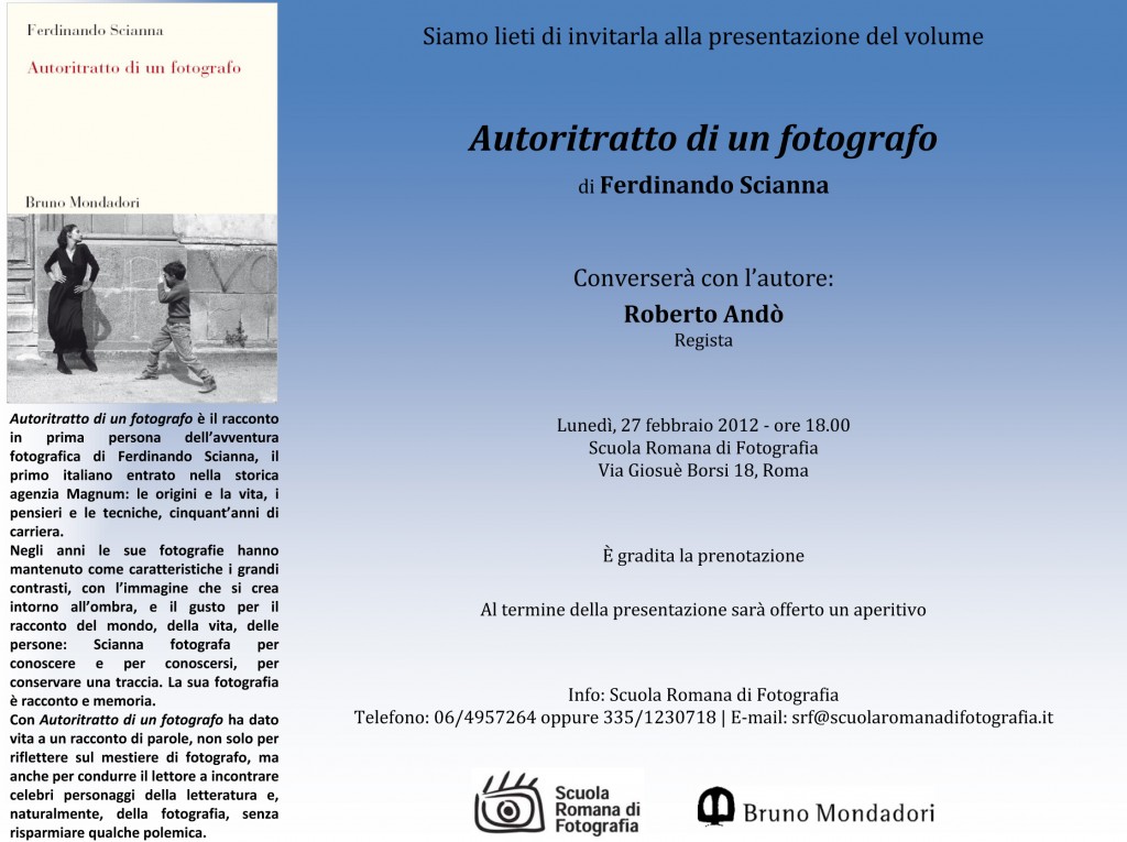 Bruno Mondadori  lieta di invitarla alla presentazione del volu